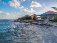 Club orient offers massages on the beach and you can see it would be a very relaxing location with the waves washing gently up on the shore.